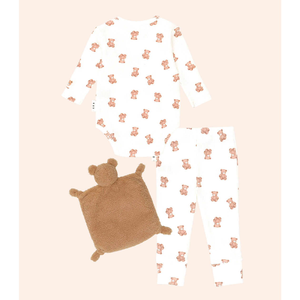 Hux Beary Snuggly 3pc Newborn Set
