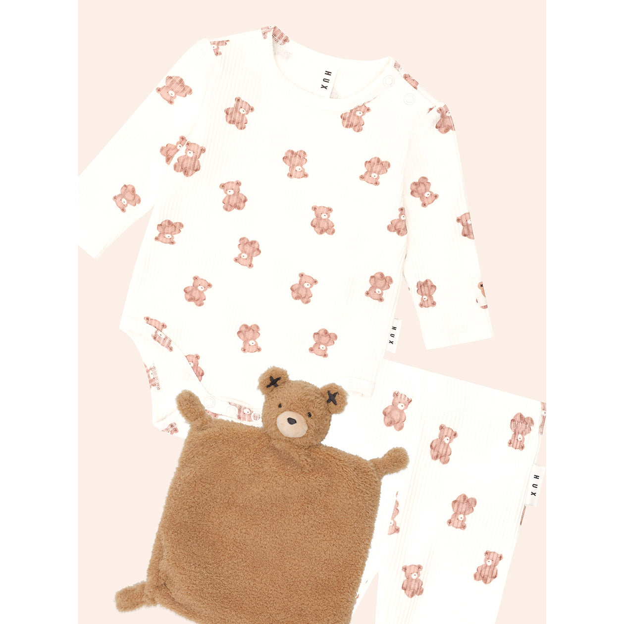 Hux Beary Snuggly 3pc Newborn Set