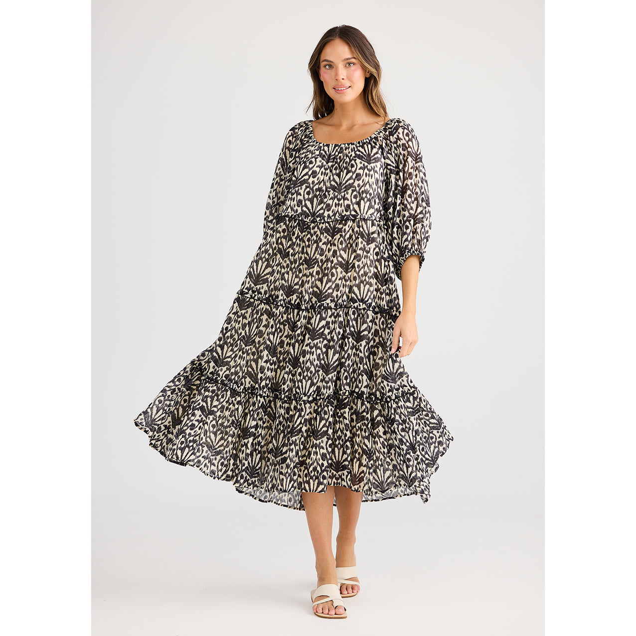 Grenadine Dress Spring Fan