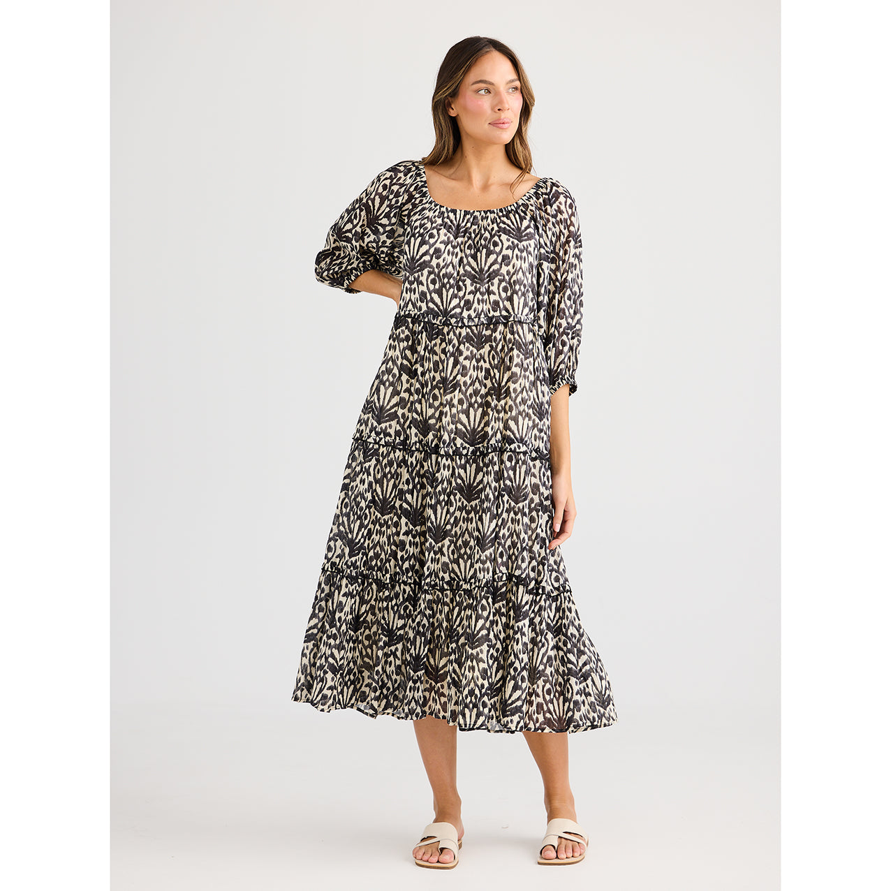 Grenadine Dress Spring Fan