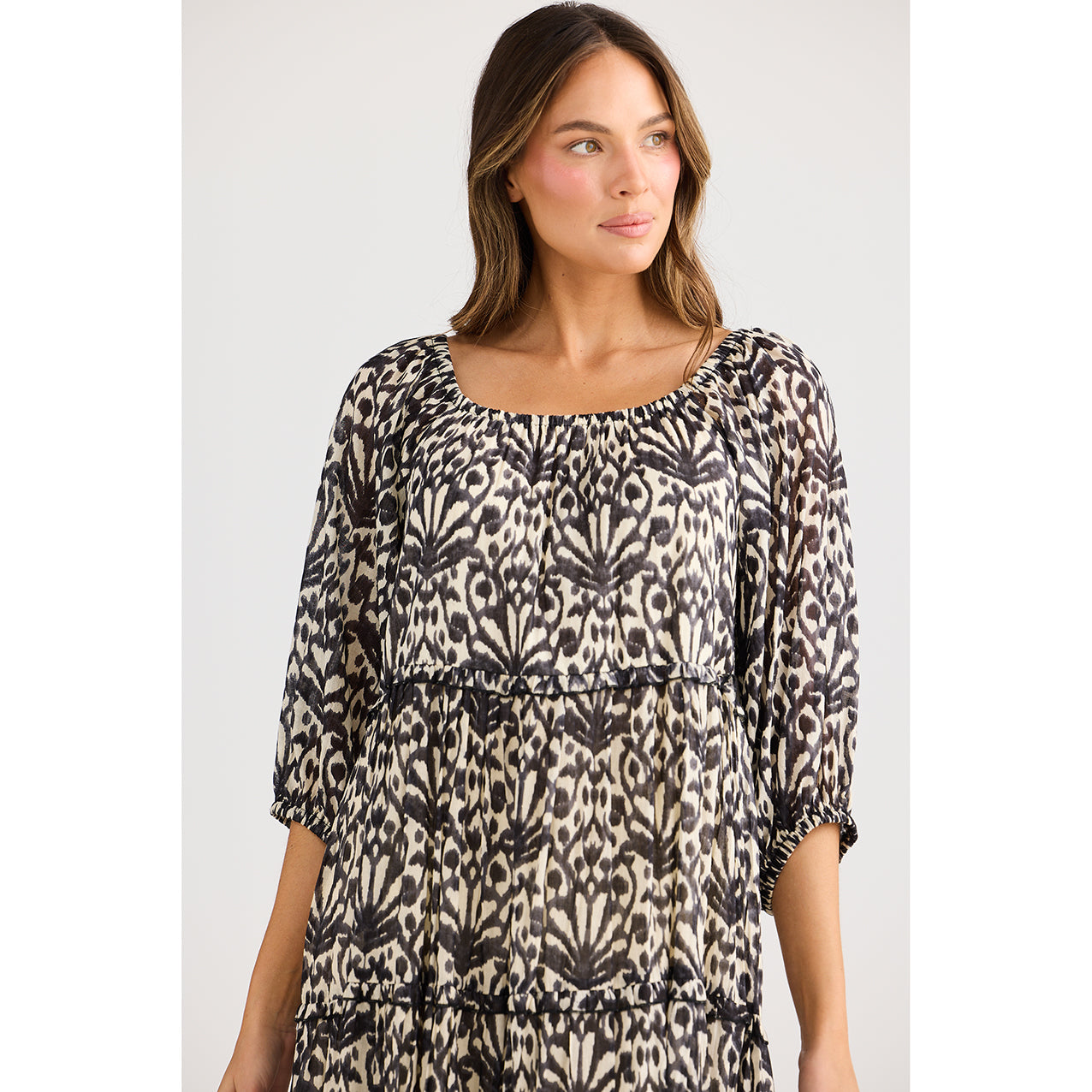 Grenadine Dress Spring Fan