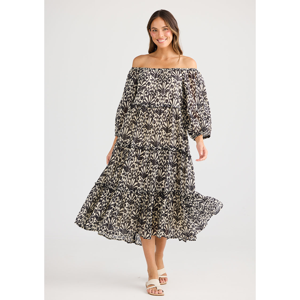 Grenadine Dress Spring Fan