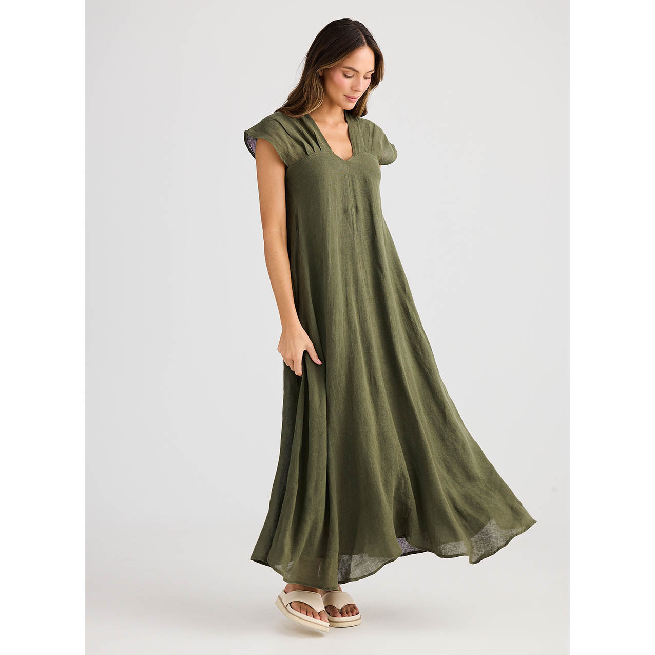 Sail Away Dress Olive