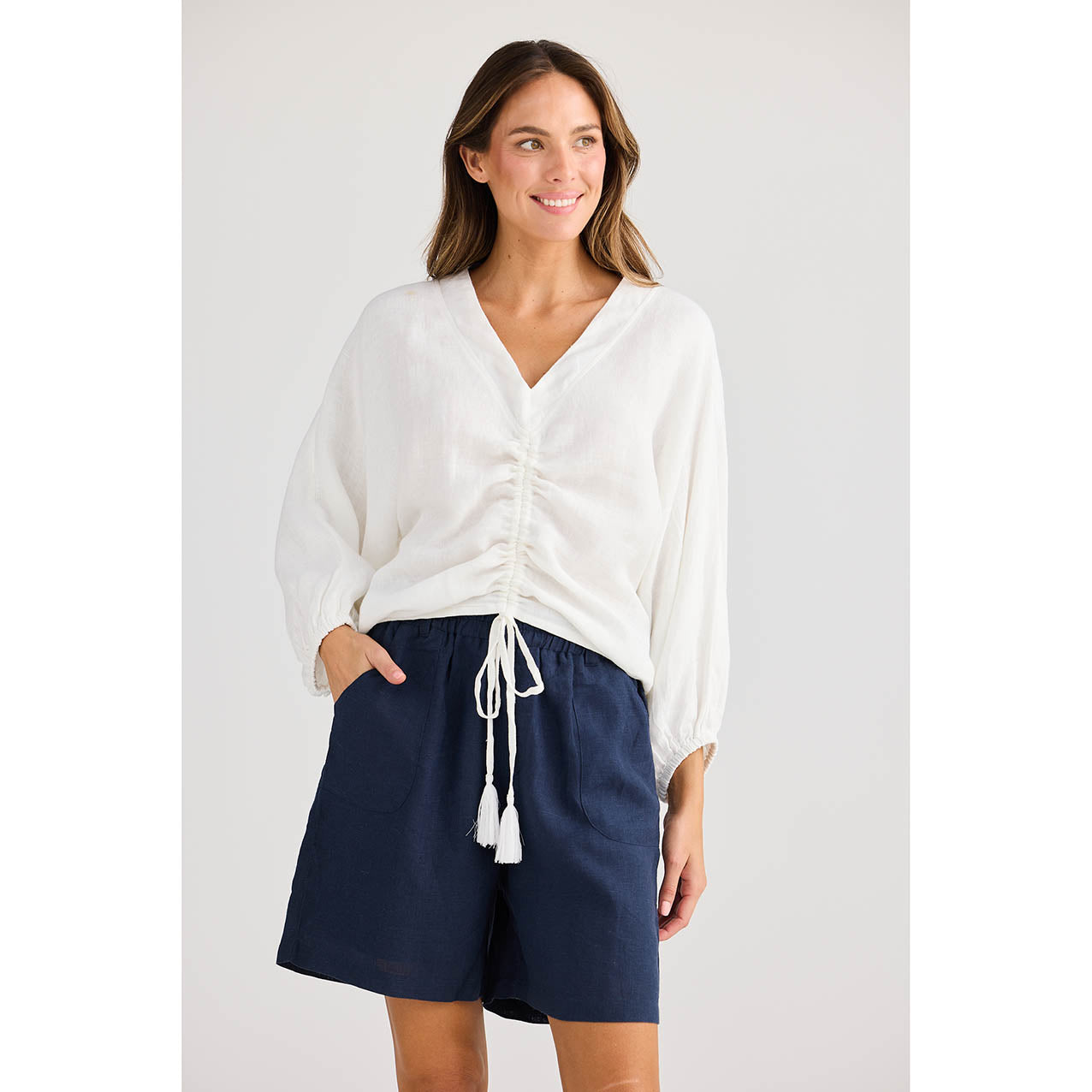 Happy Hour Top White