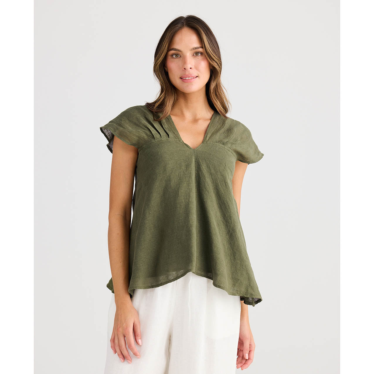 Sail Away Top Olive