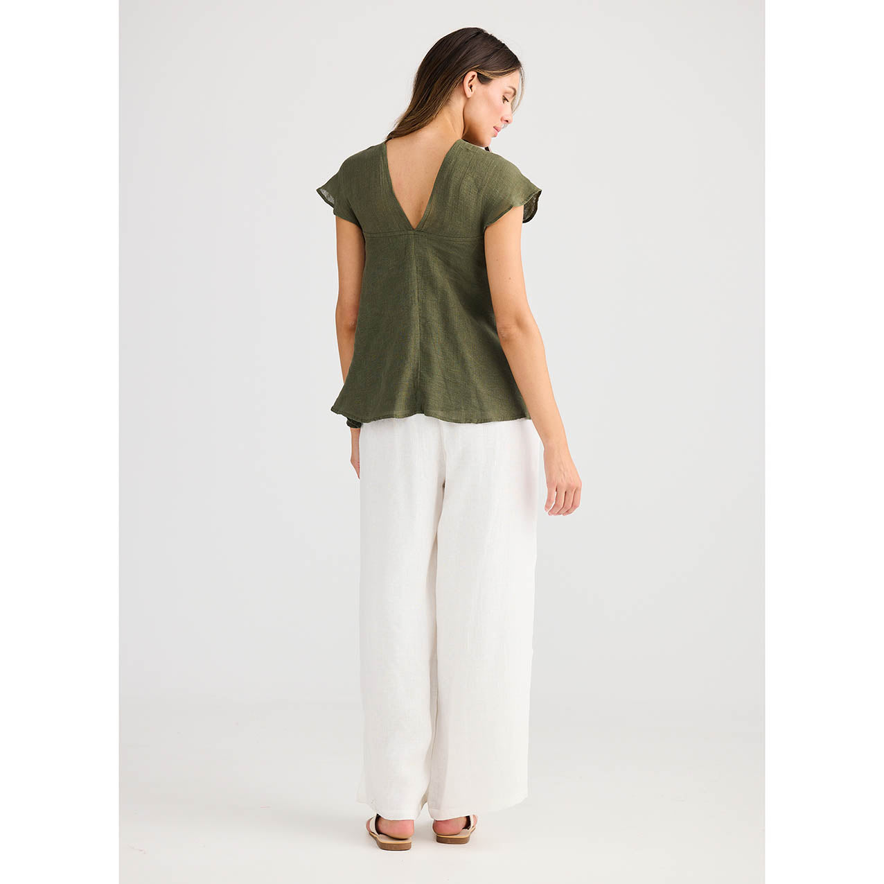 Sail Away Top Olive