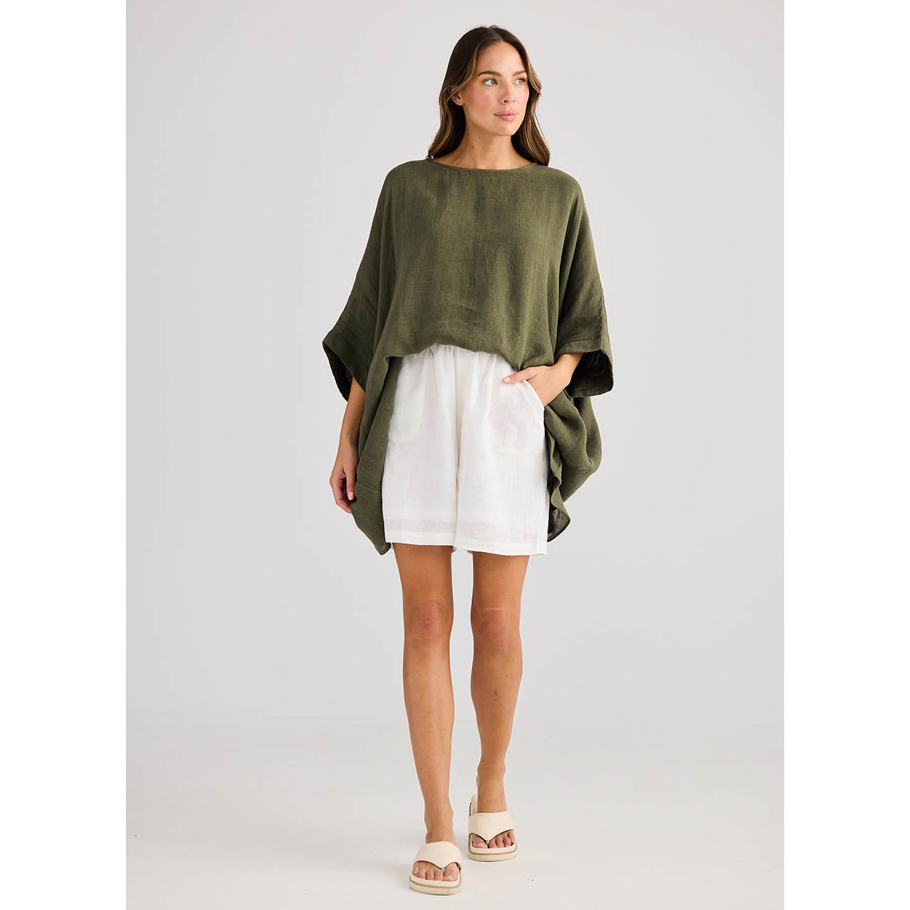Hideaway Top Olive