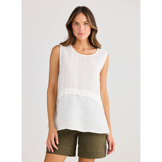 St Tropez Tank Top White