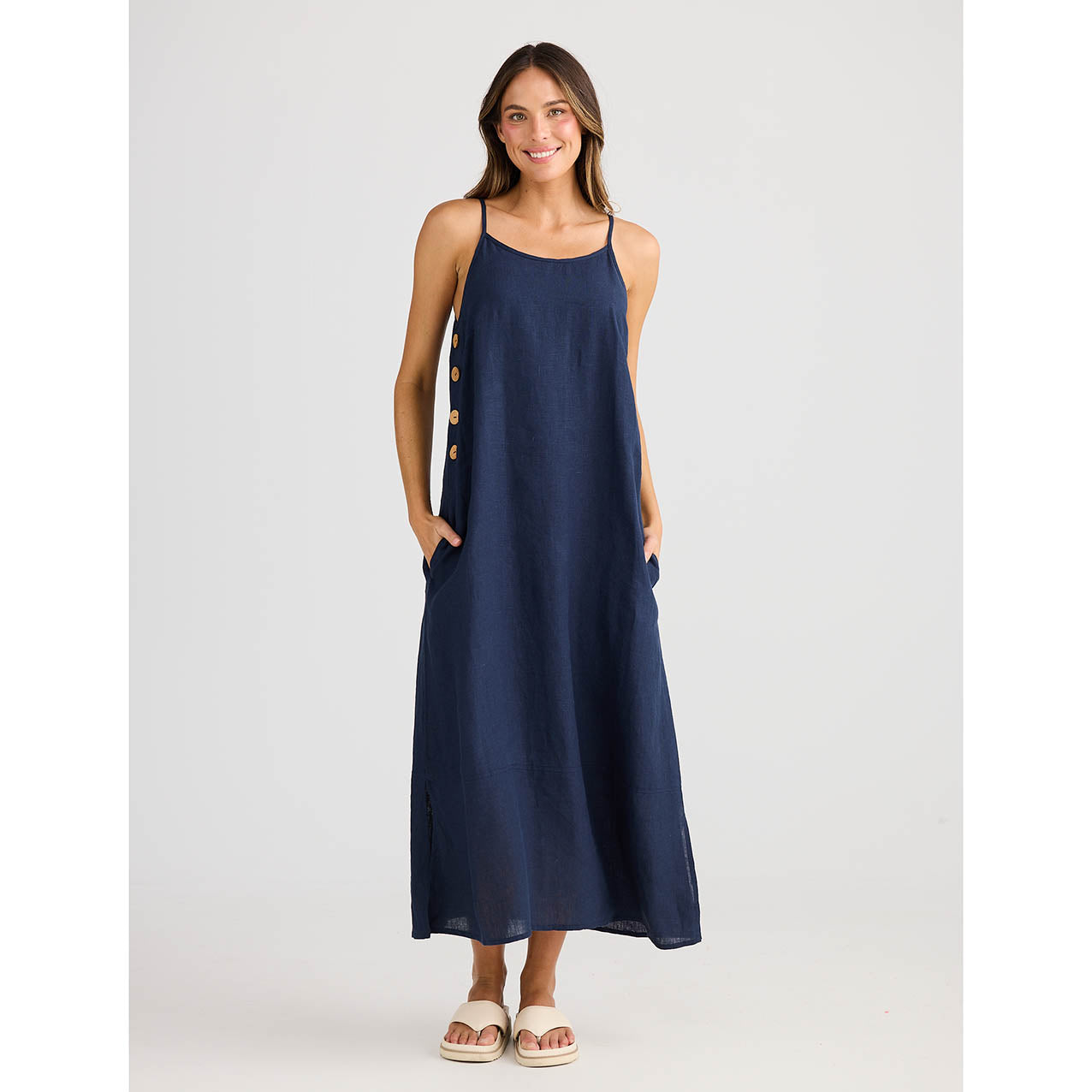 Cliffside Maxi Dress Navy