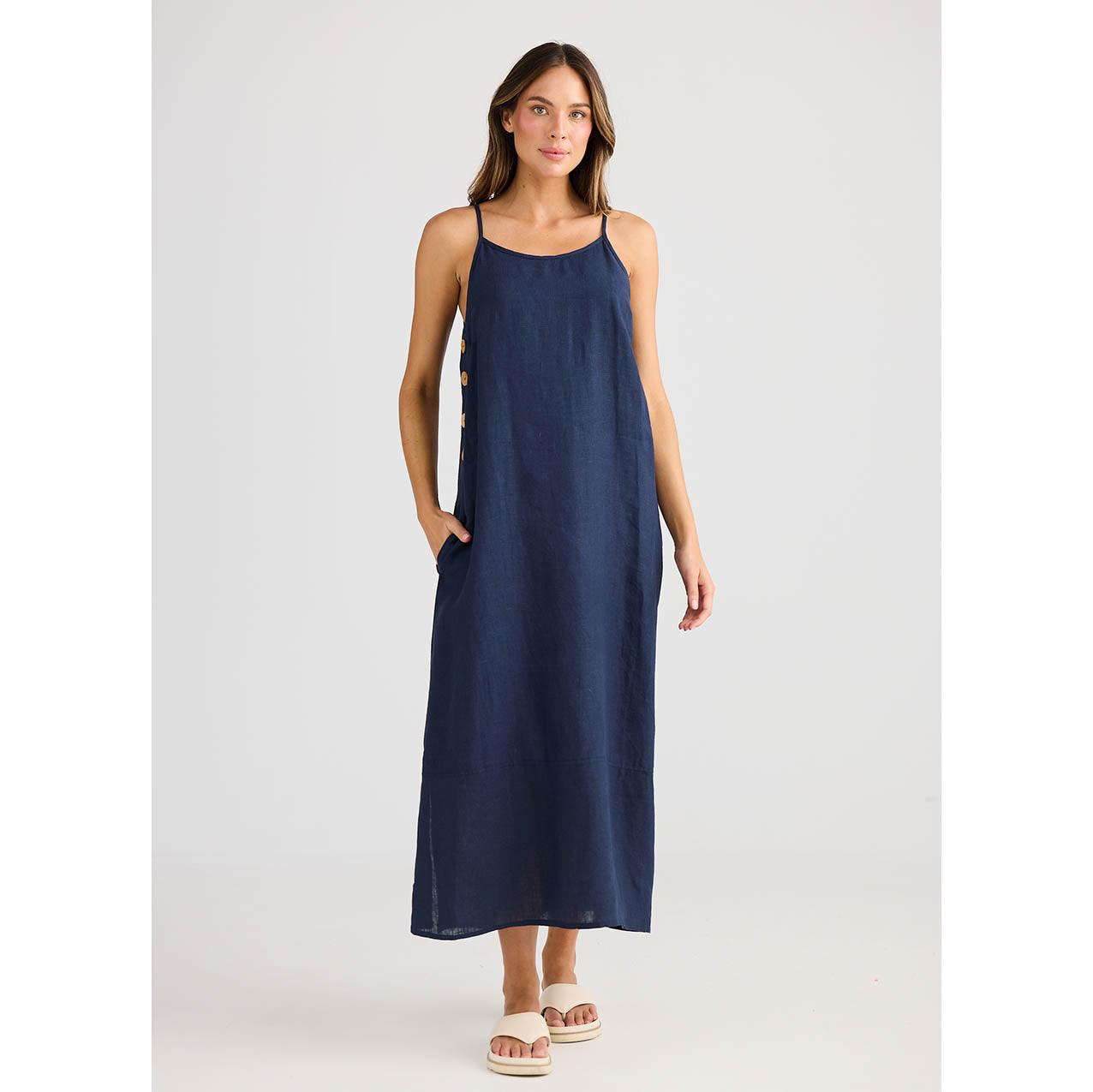 Cliffside Maxi Dress Navy
