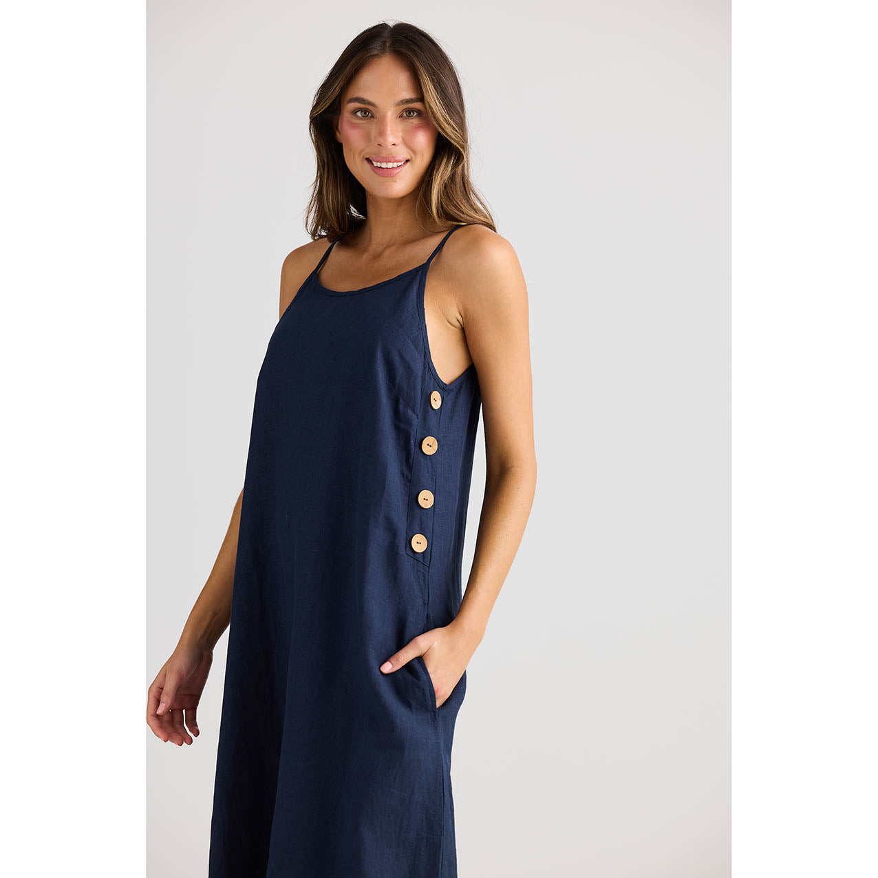 Cliffside Maxi Dress Navy