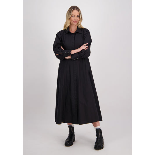 Henrietta Shirt Dress Black