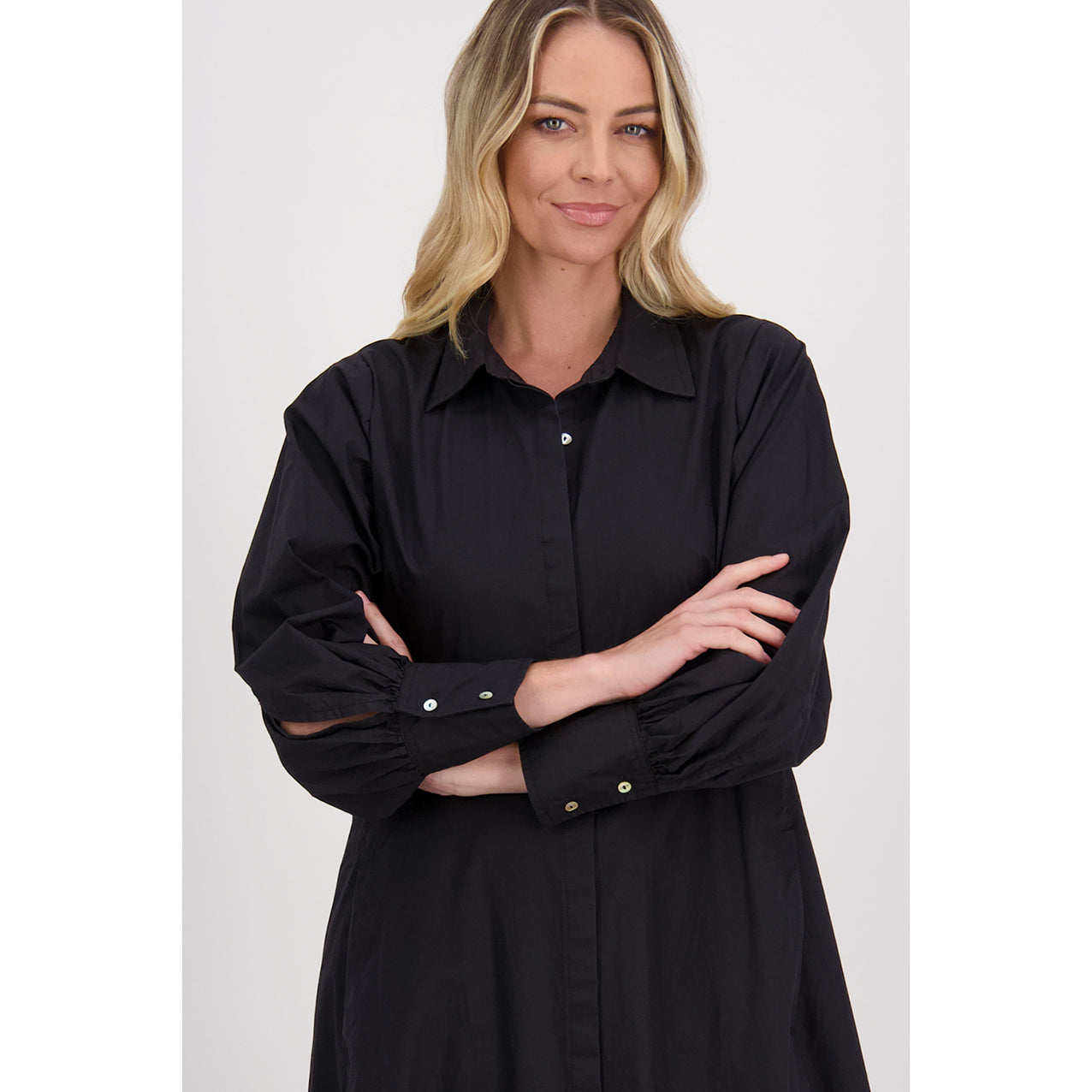 Henrietta Shirt Dress Black