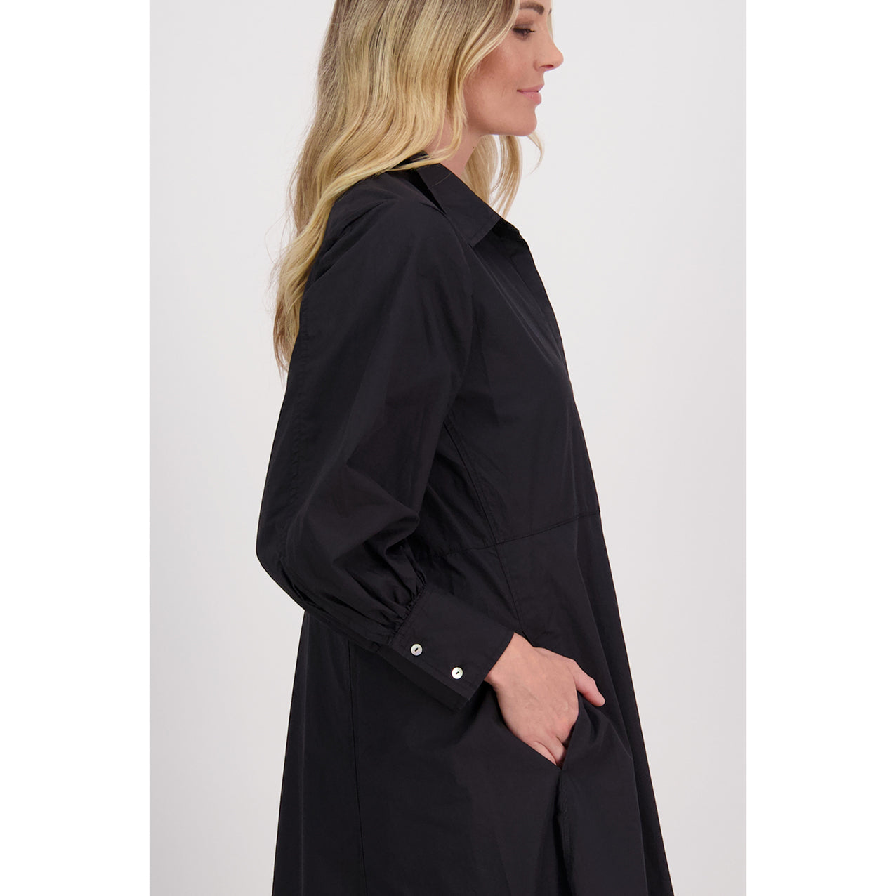 Henrietta Shirt Dress Black