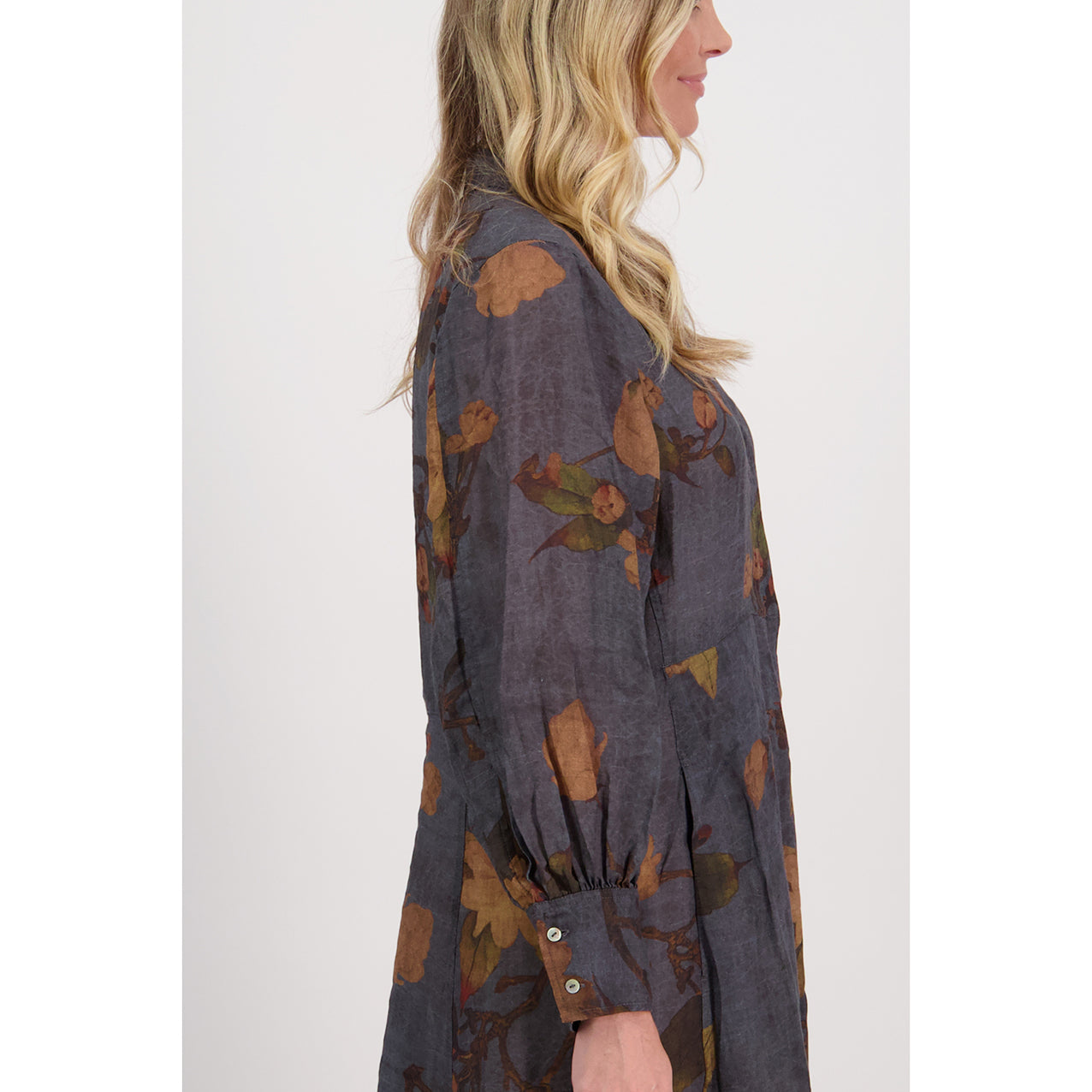 Hollie Dress Petrol Floral