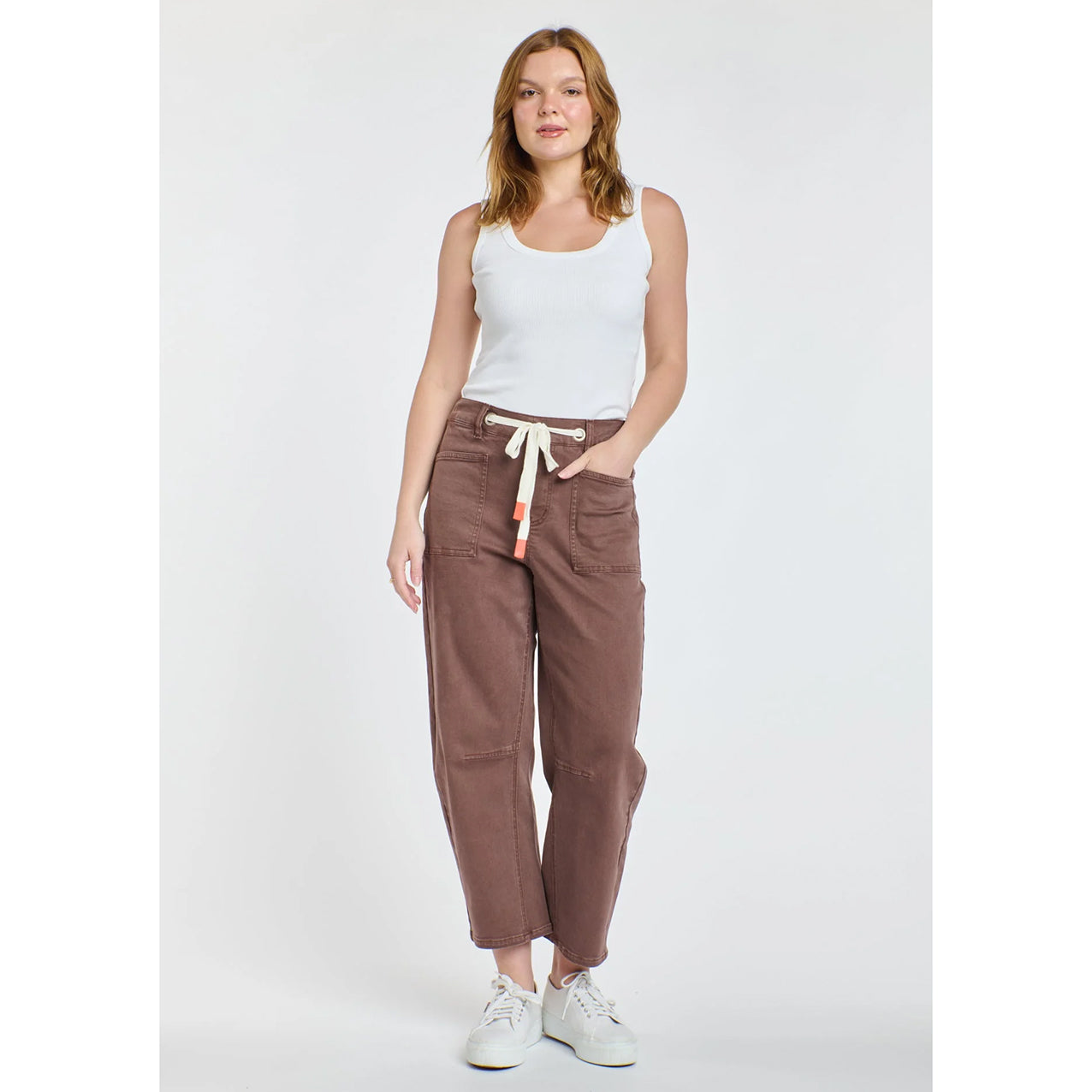 Carter Barrel Jean Chocolate