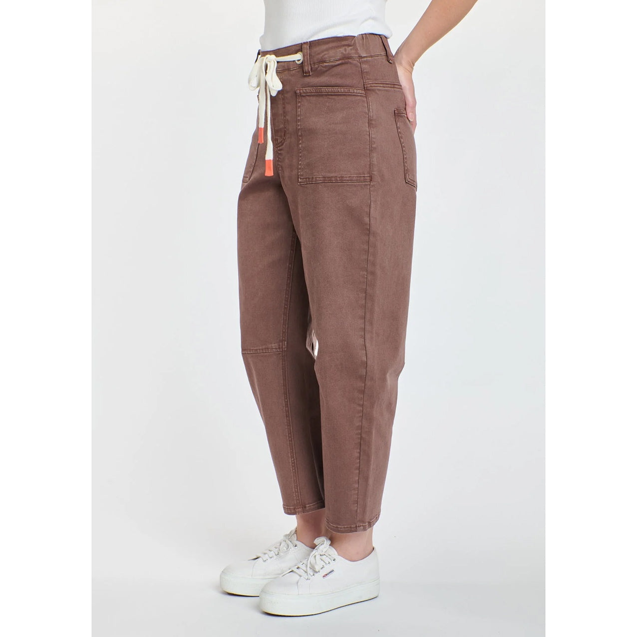 Carter Barrel Jean Chocolate