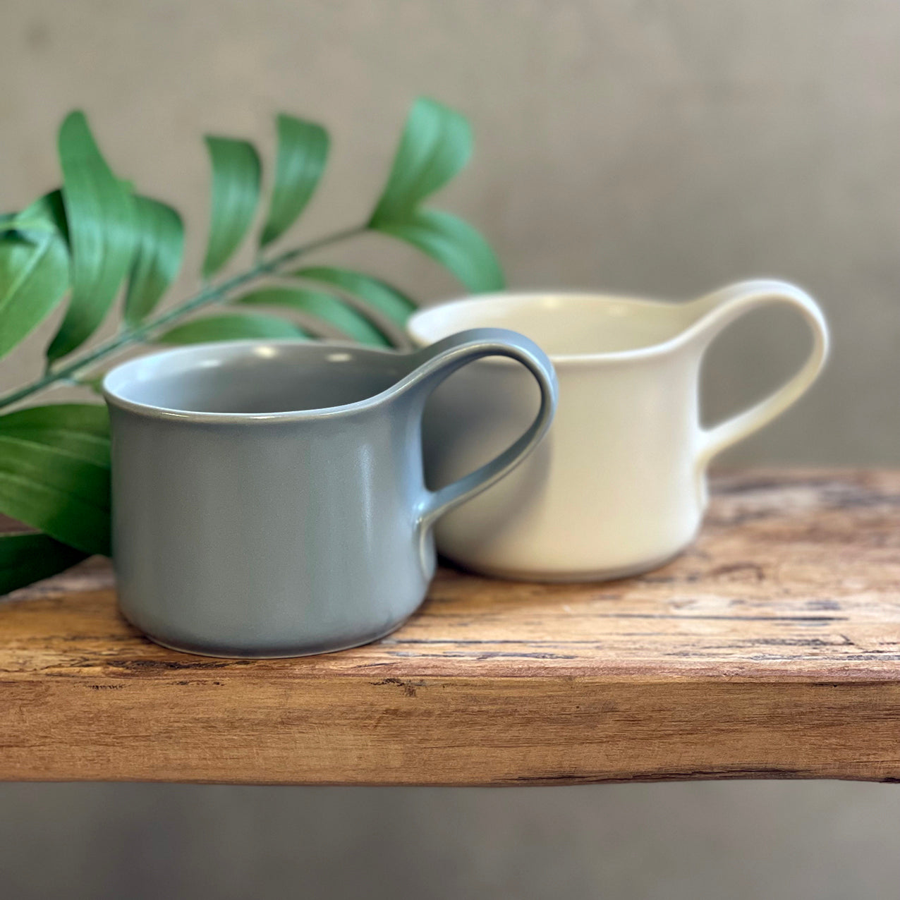 Zero Cafe Mug 200ml Silky Grey Blue