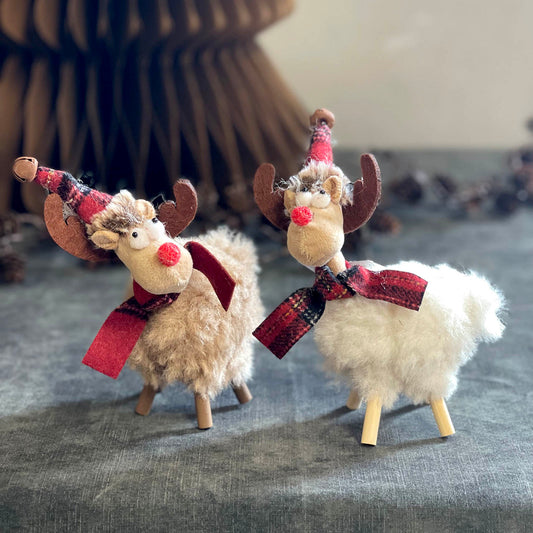 Standing Christmas Reindeer Deco
