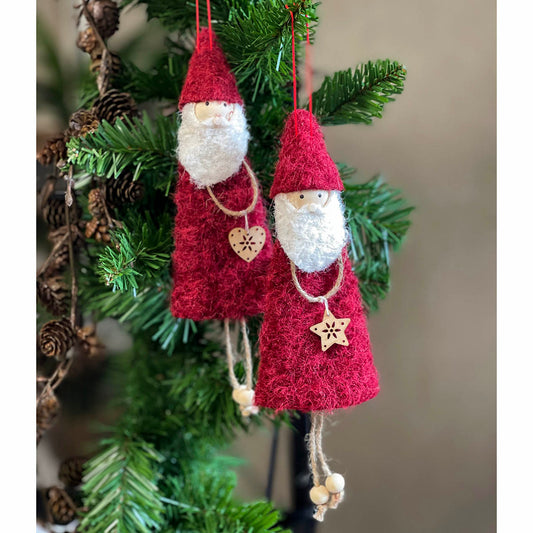Moritz Hanging Santa Christmas Deco