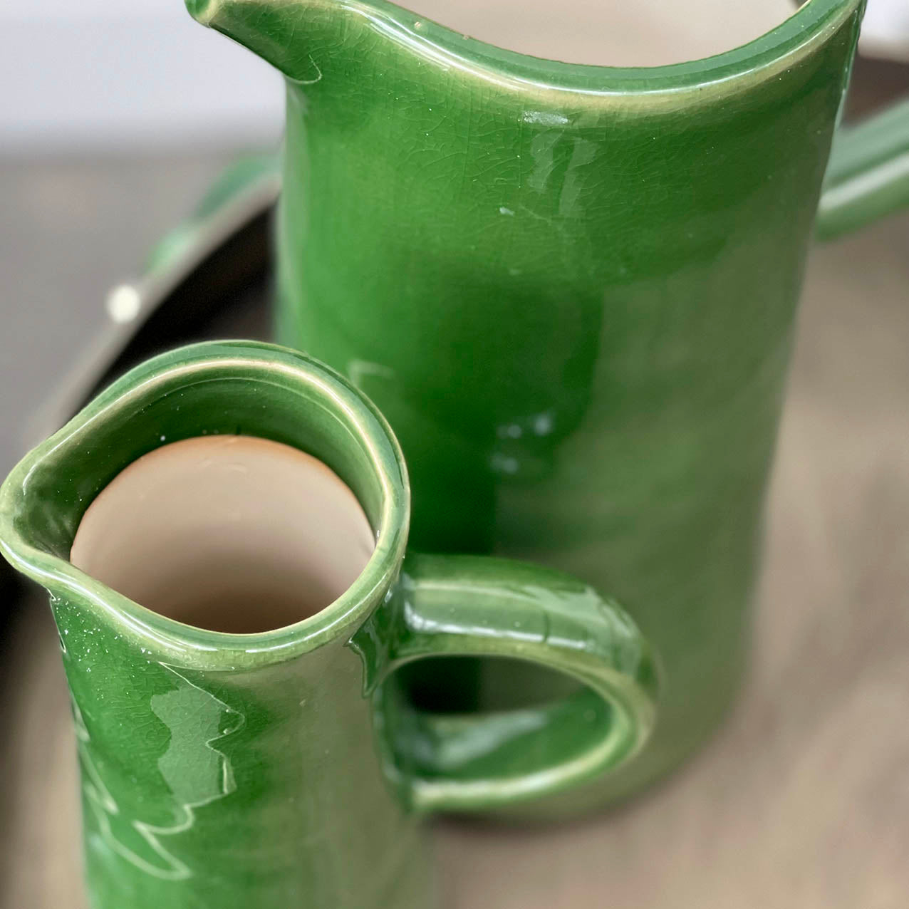 Terracotta Jug Green