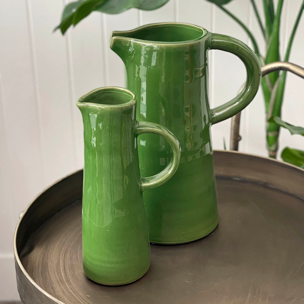 Terracotta Jug Green