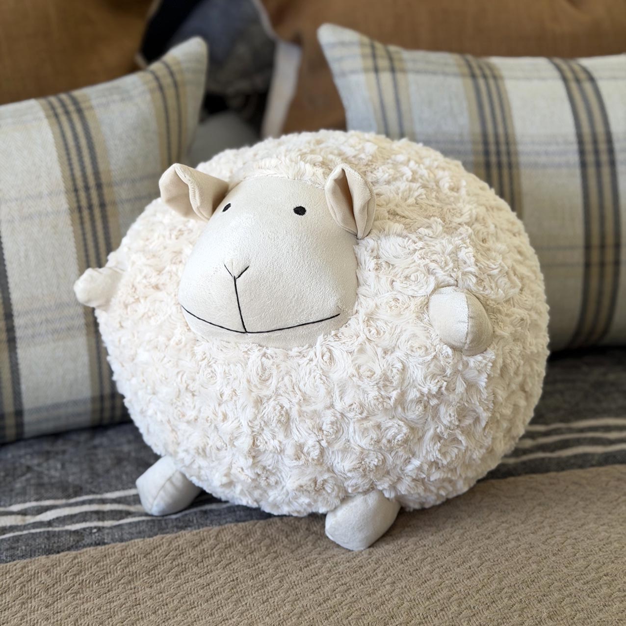 Round Sheep Cushion