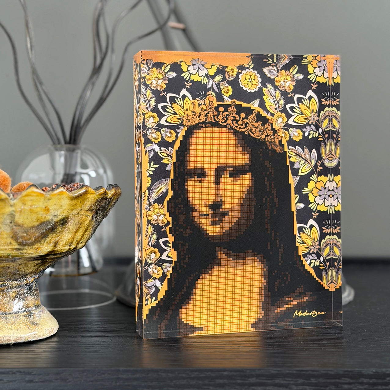 Art Acrylic Block Mona Lisa