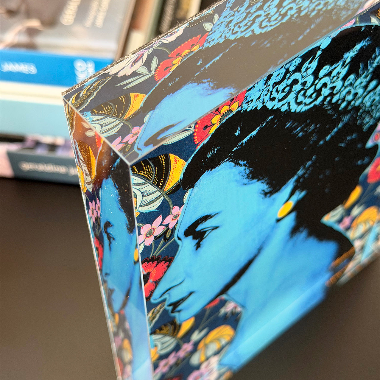 Art Acrylic Block Queen Blue