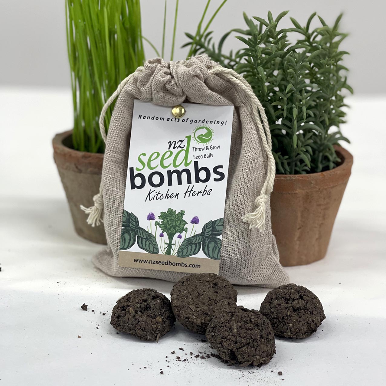 NZ Seed Bombs Kitchen Herbs