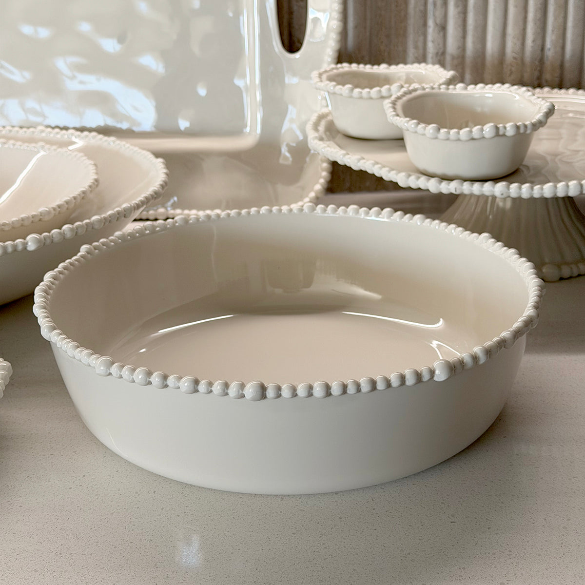 Melamine Pearl Sand Upright Bowl 30cm