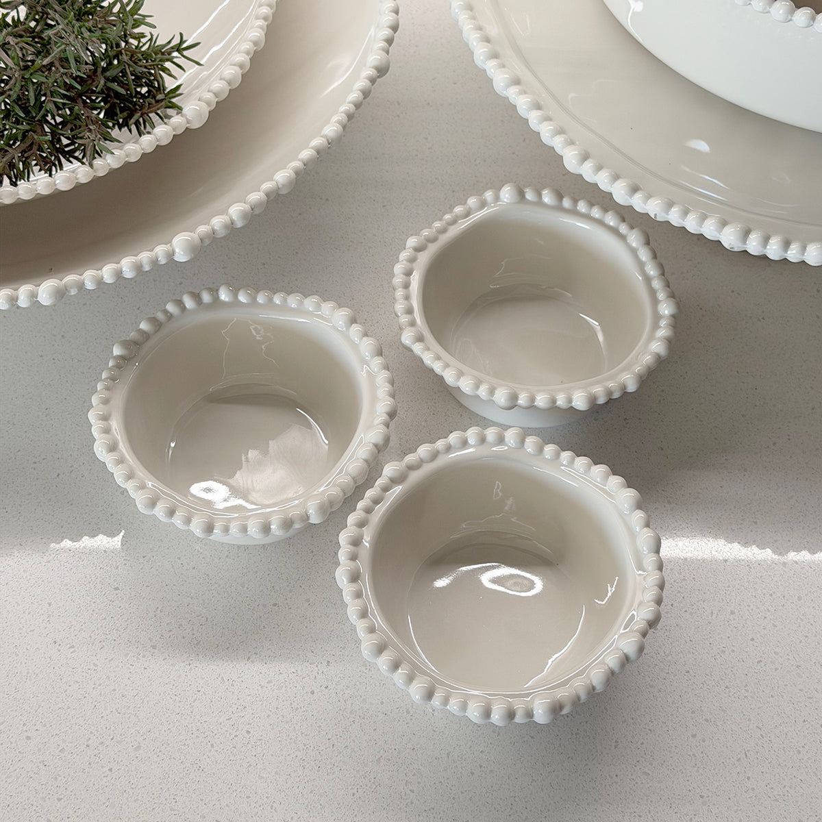 Melamine Pearl Sand Snack Bowl