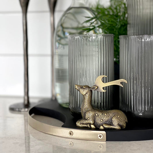 Bronze Deer Bottle Opener