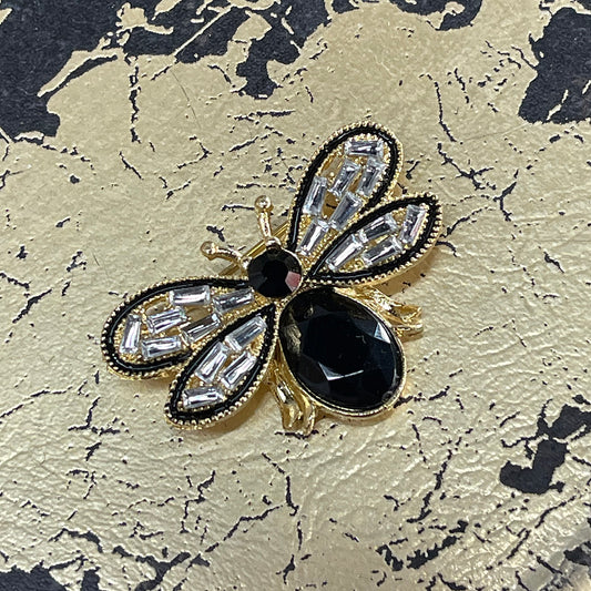 Black Bee Brooch
