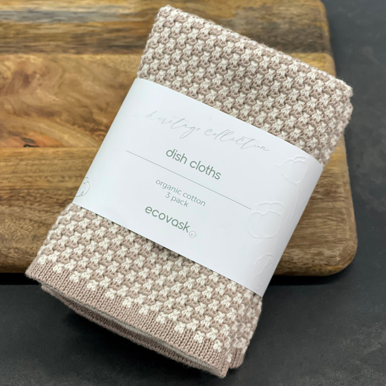Heritage Dishcloth 3pk