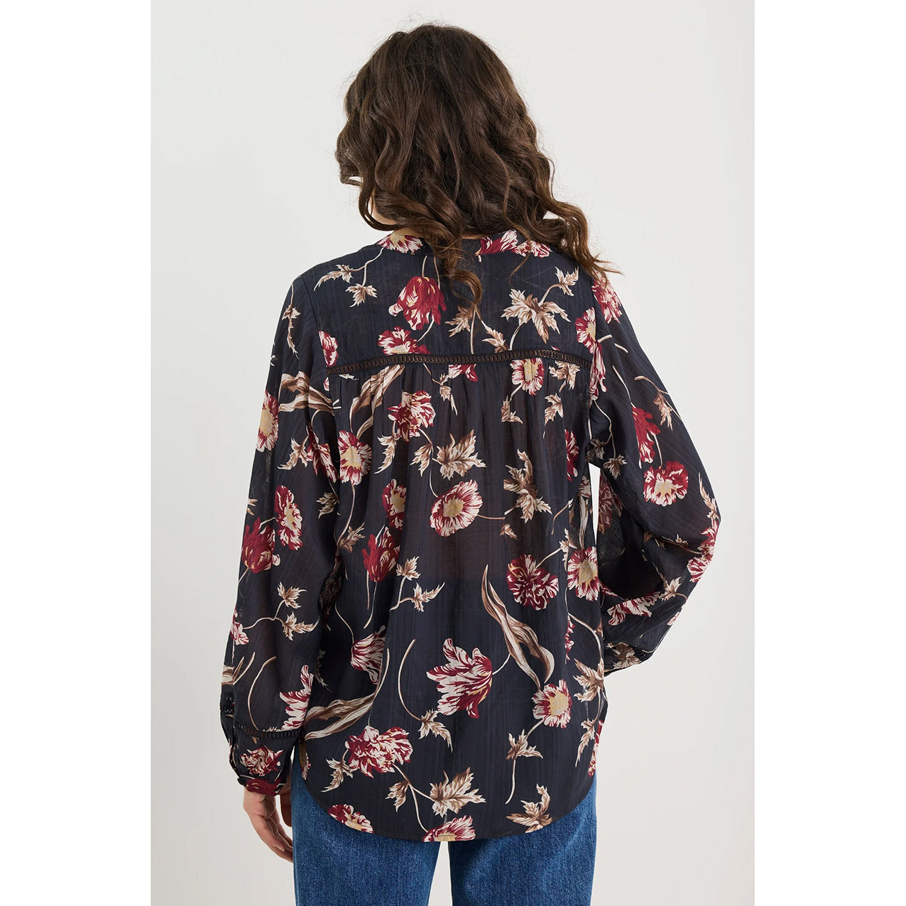 Instrumental Black Wildflowers Shirt