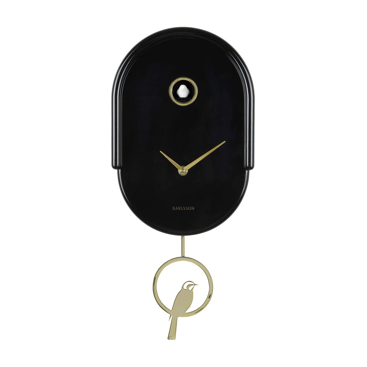 Tweet Clock Black