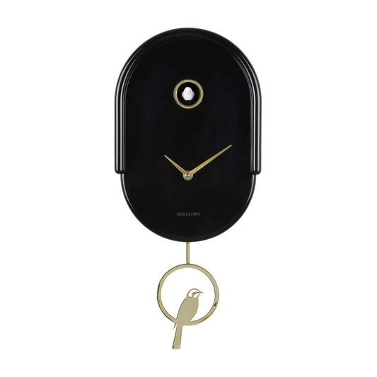 Tweet Clock Black