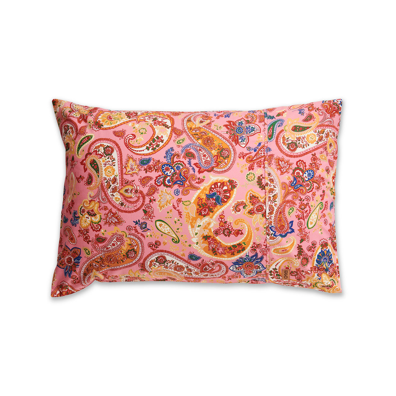 Paisley Colourful Organic Cotton Pillowcase Standard