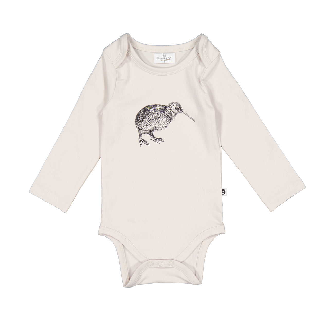 Long Sleeve Bodysuit Almond kiwi