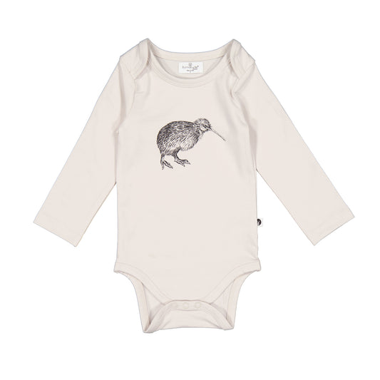 Long Sleeve Bodysuit Almond kiwi