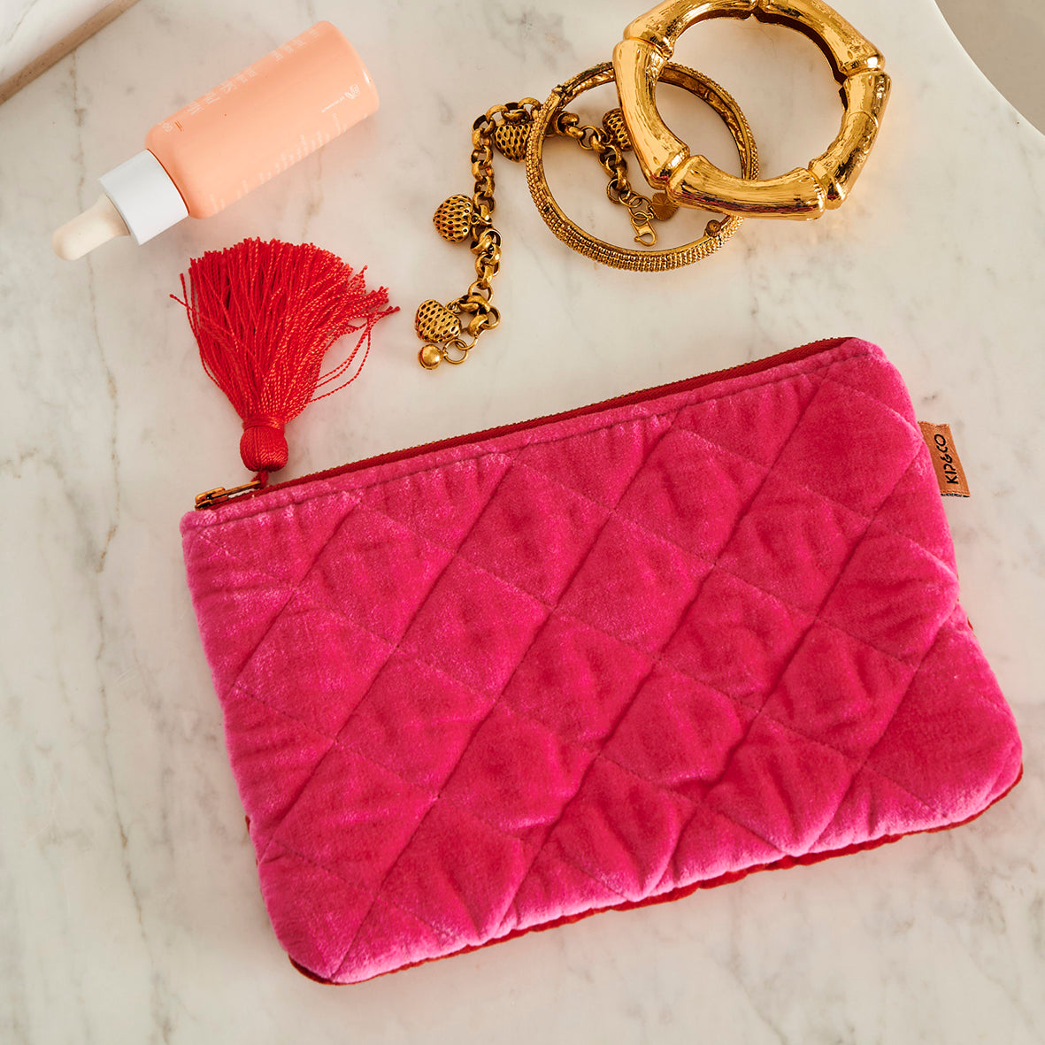 Me & You Velvet Cosmetics Purse