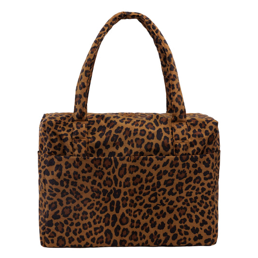 Baggu Large Cloud Carry-On Leopard