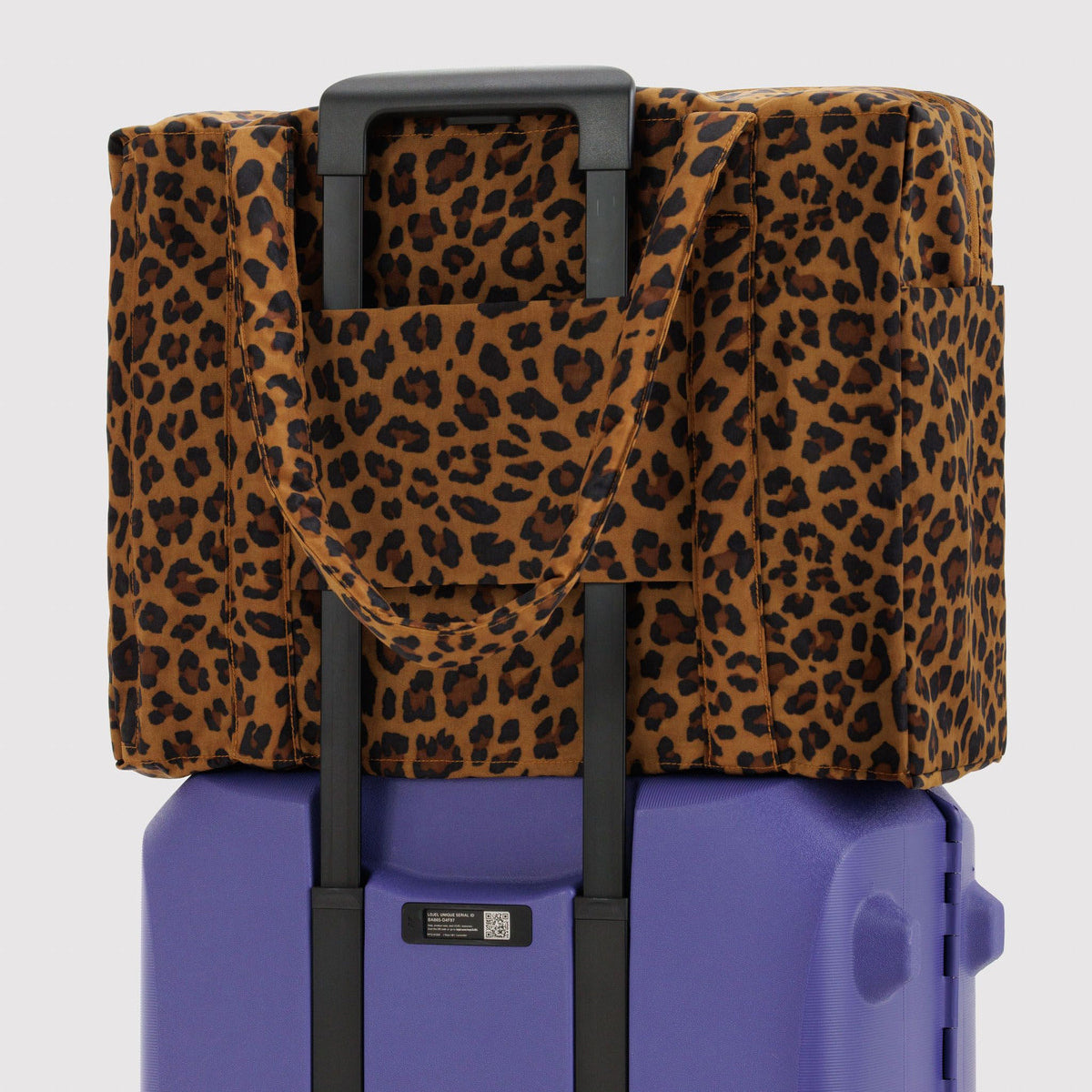 Baggu Large Cloud Carry-On Leopard