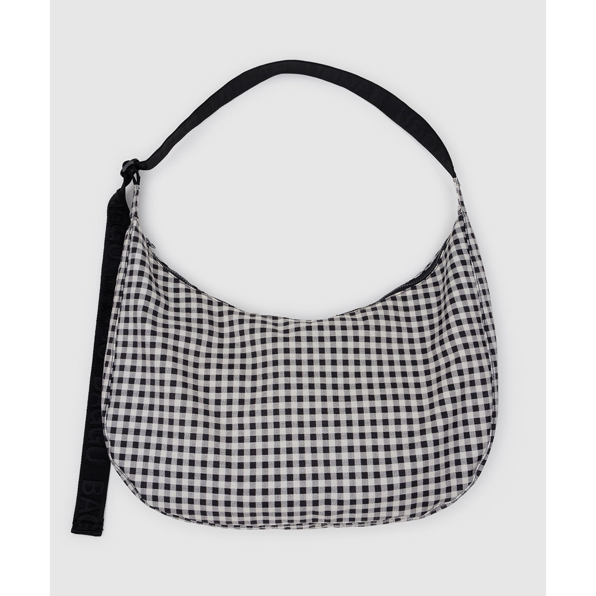 Baggu Large Nylon Crescent Bag Gingham