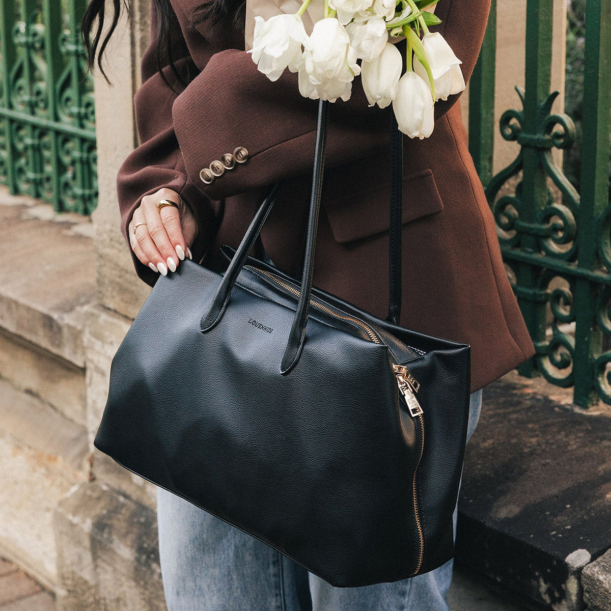Leon Tote Bag Black