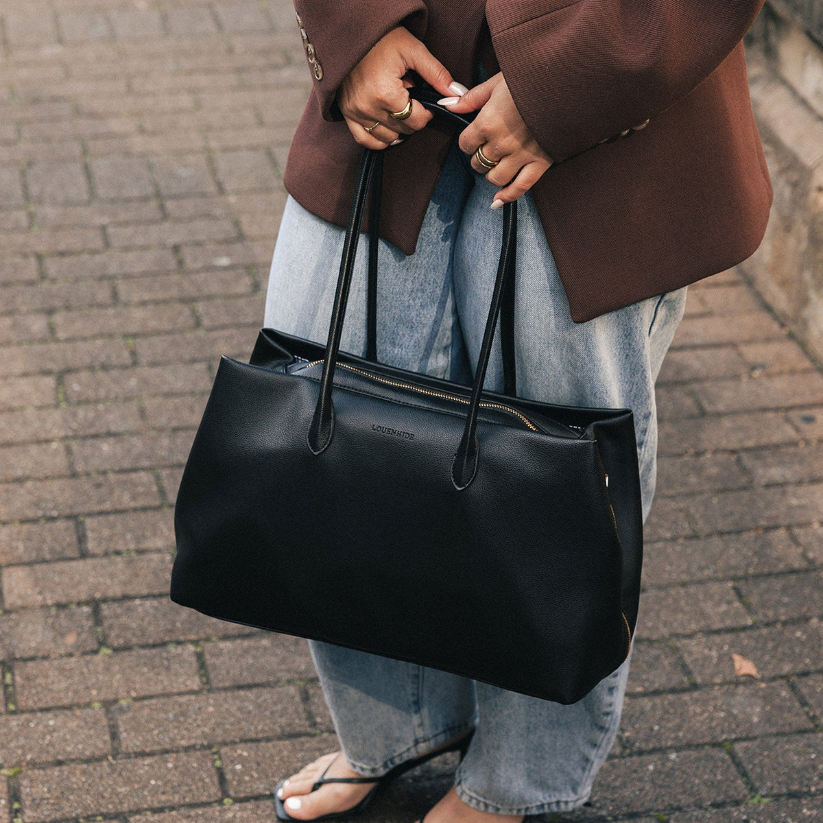 Leon Tote Bag Black