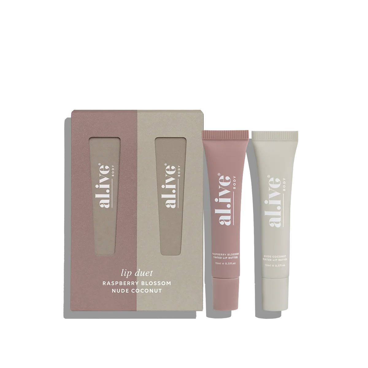 Lip Duet Raspberry Blossom & Nude Coconut