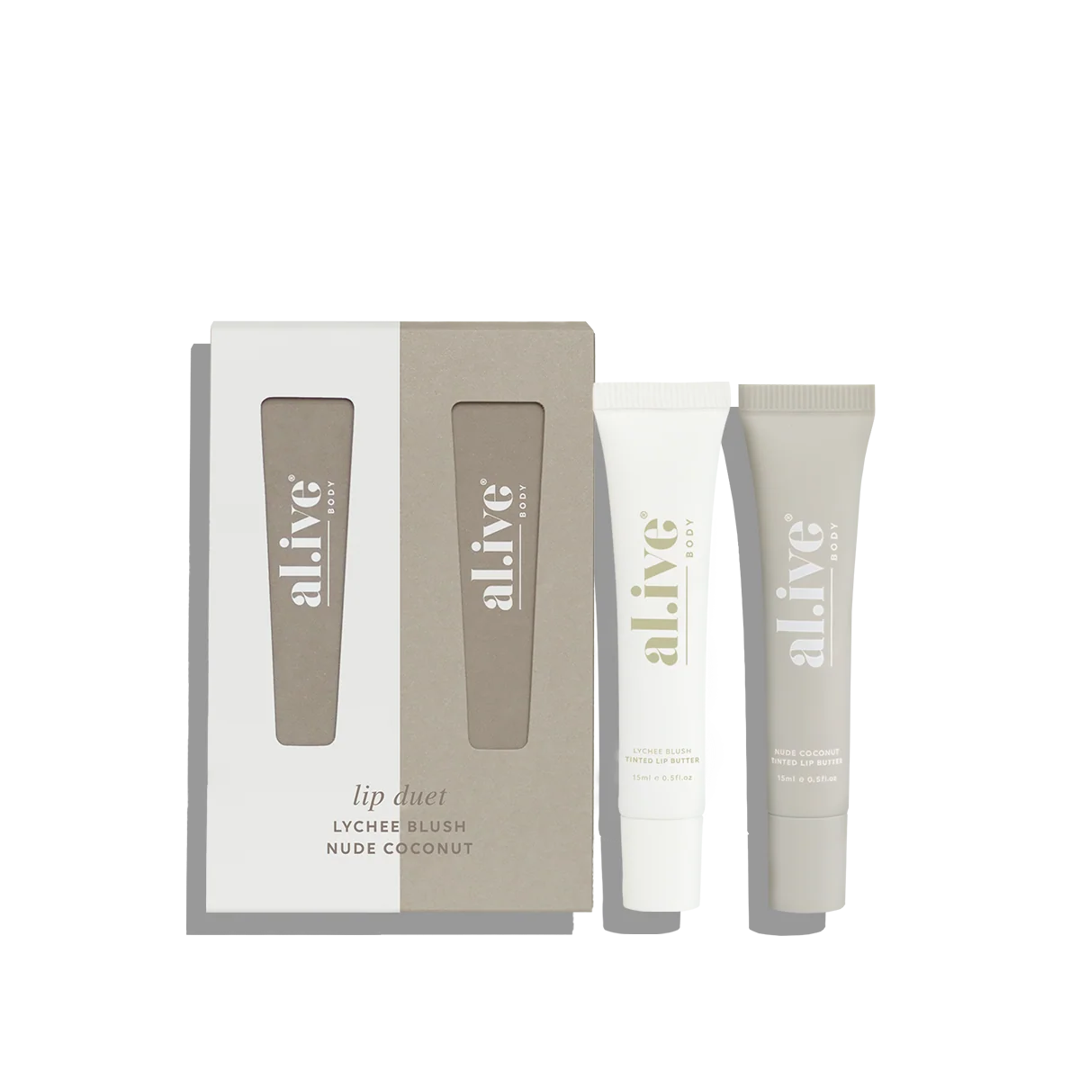Lip Duet Lychee Blush & Nude Coconut