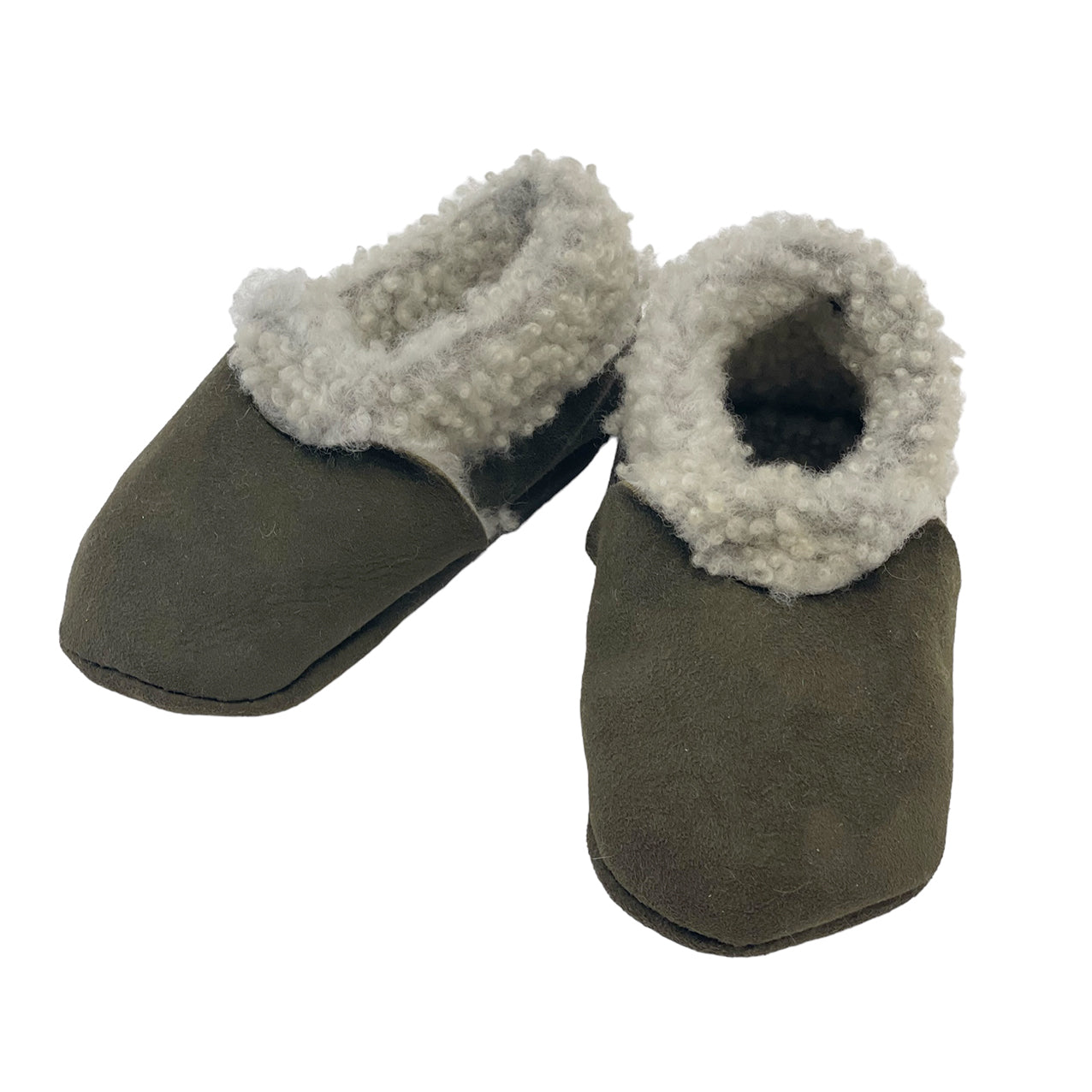 Lambskin Booties Loden Green